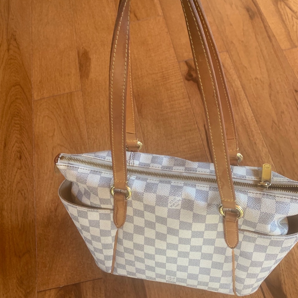 PM Damier Azur shoulder bag Loius Vitton-authentic - Picture 2 of 6